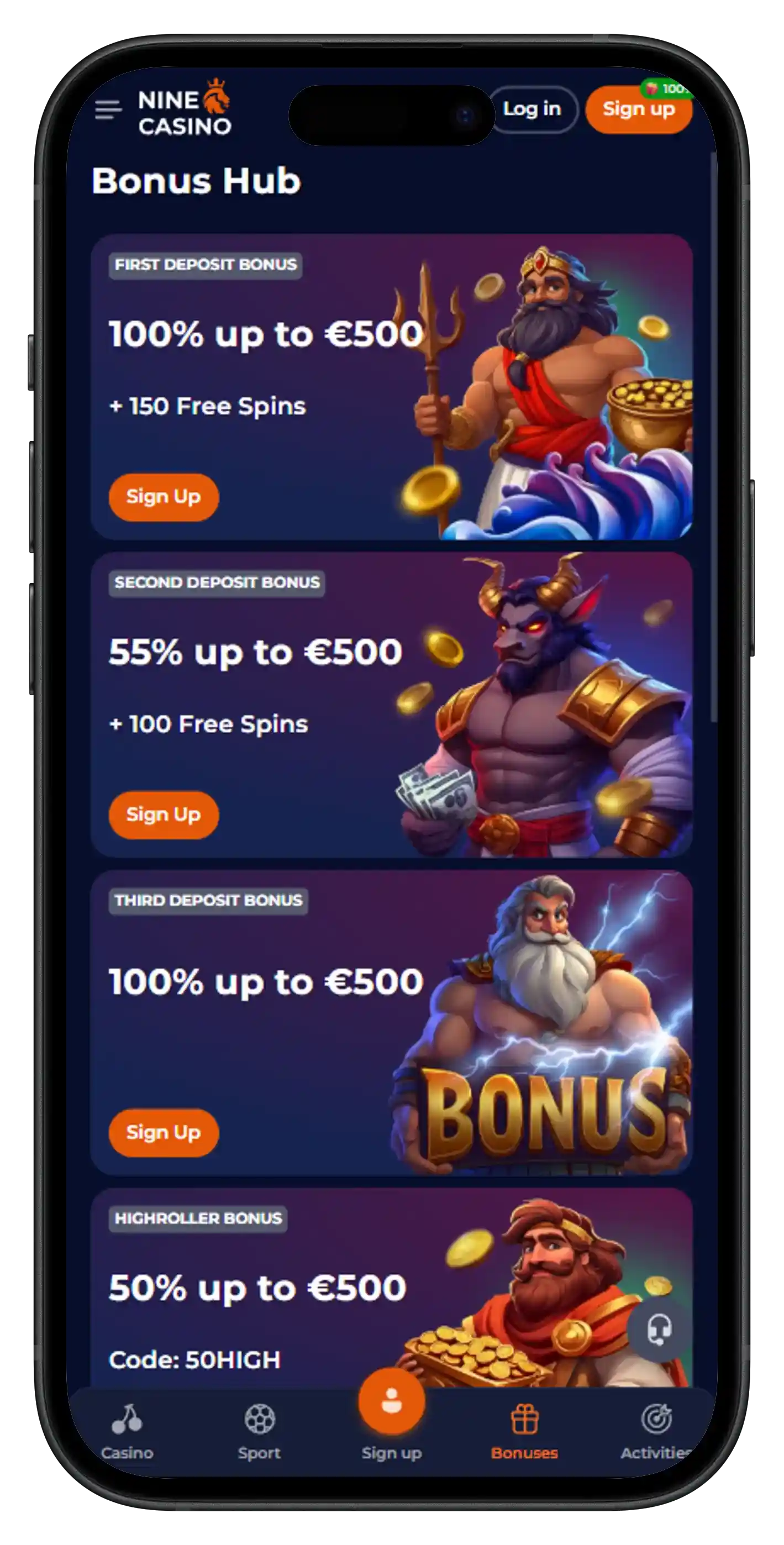 Bonuses App